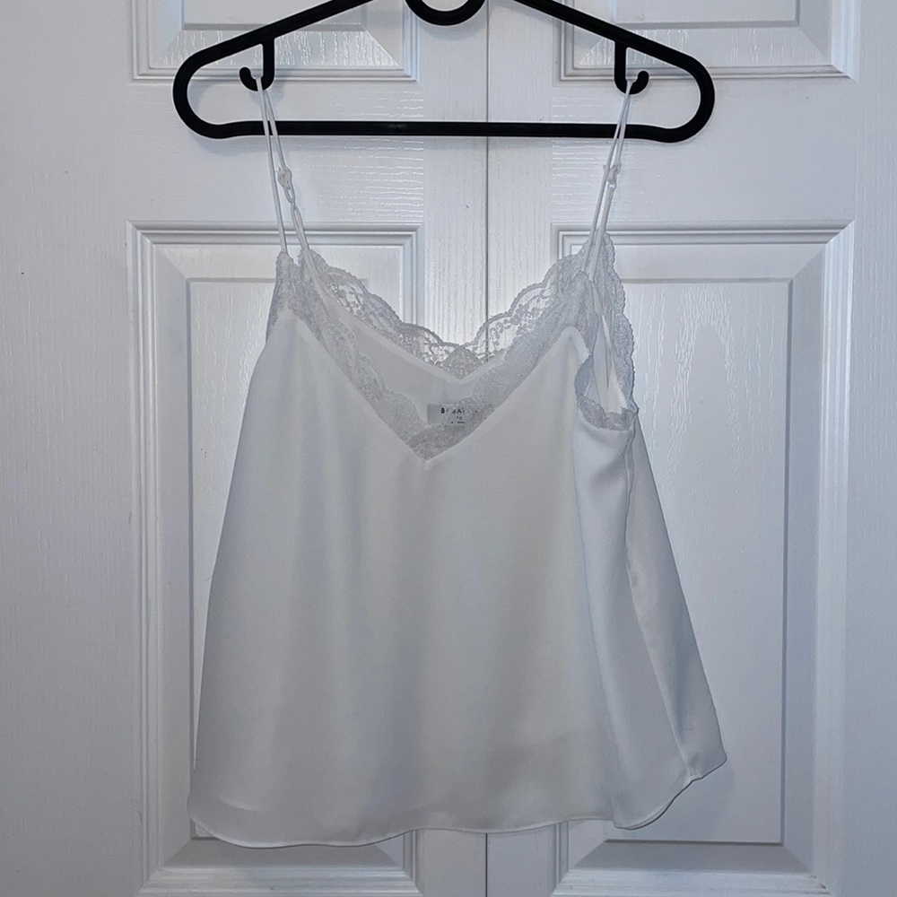 ARITZIA BABATON WHITE LACE TANK TOP SIZE S